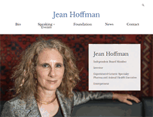 Tablet Screenshot of jeanhoffman.com